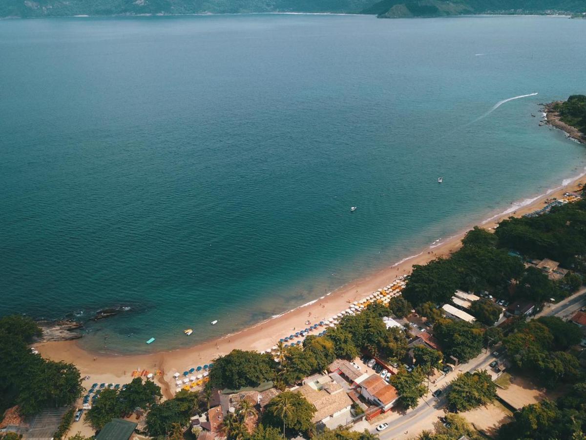 Bangalo Com Vista Para O Mar No Condominio Yacamim Ilhabela Praia Do Curral Esterno foto