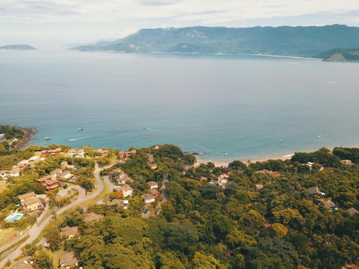 Bangalo Com Vista Para O Mar No Condominio Yacamim Ilhabela Praia Do Curral Esterno foto